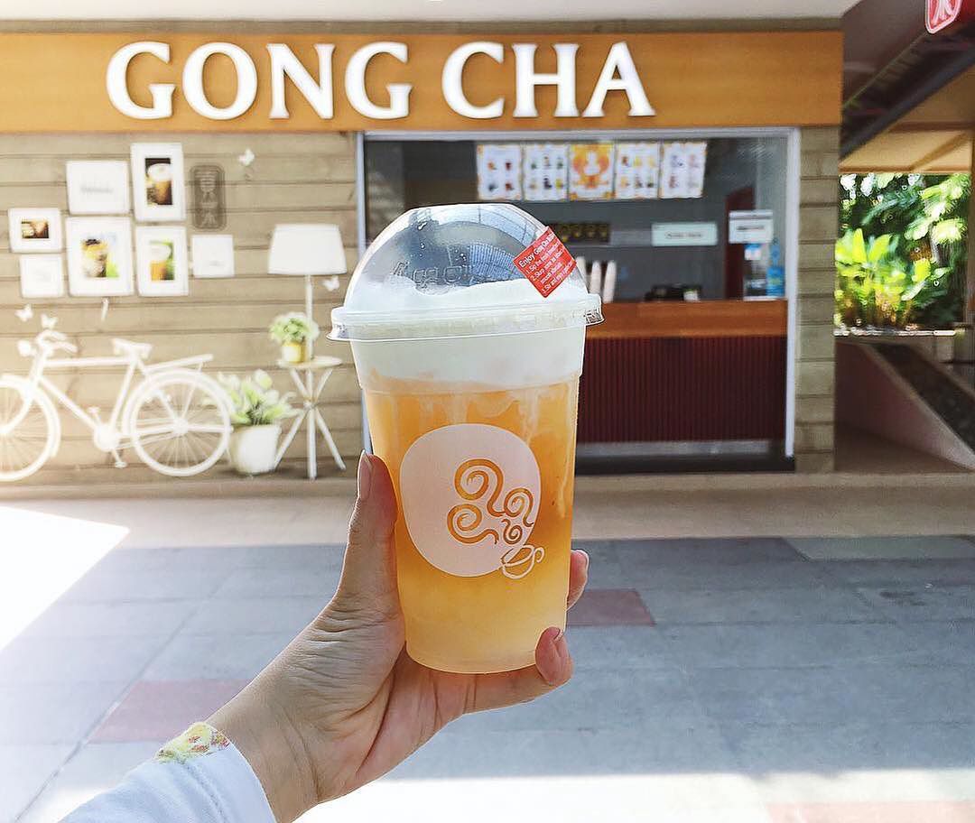 Trà sữa Gong Cha với thiết bị tự phục vụ GP-200R